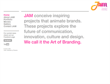 Tablet Screenshot of jamdesign.co.uk